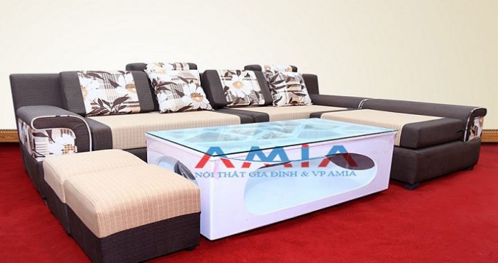 Hình ảnh cho tổng kho sofa góc nỉ đẹp giá rẻ - Nội thất AmiA