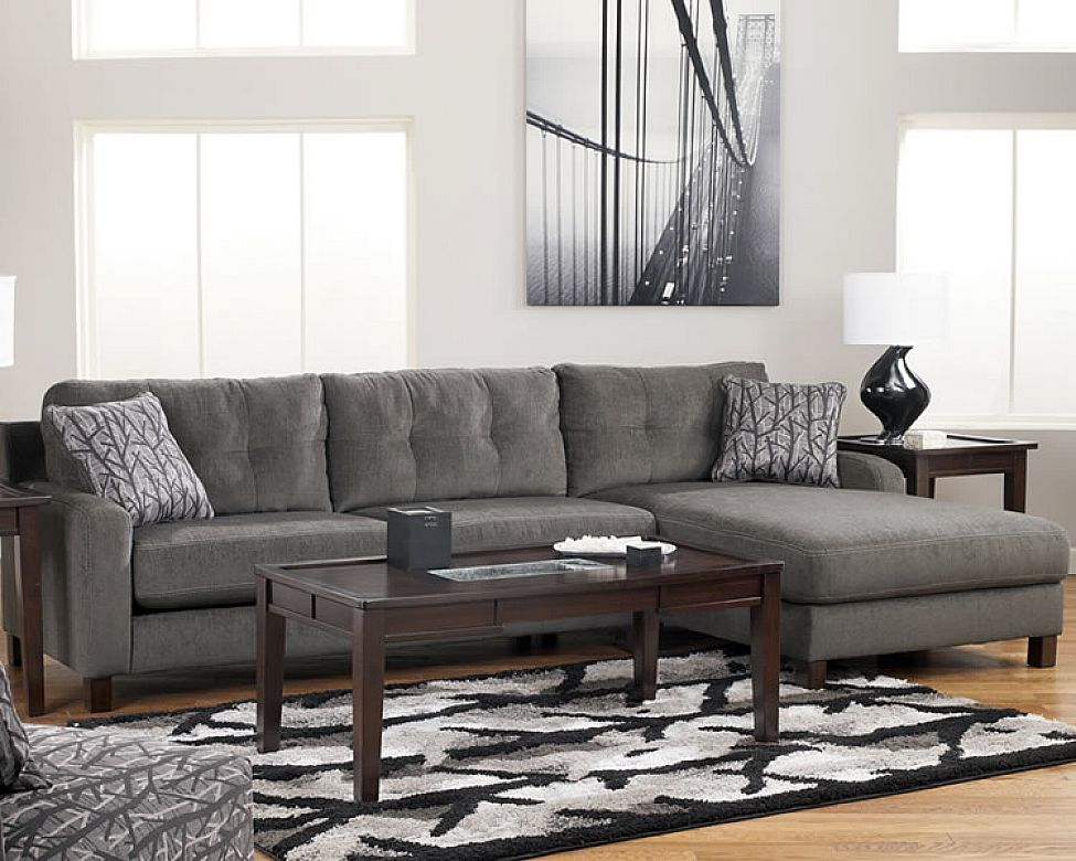 Hình ảnh cho mẫu sofa nhà chung cư giá rẻ với kích thước vừa phải, hợp lý