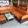 Hình ảnh cho mẫu sofa da góc giá rẻ tại Hà Nội mang phong cách thiết kế hiện đại, sang trọng và trẻ trung