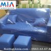 Hình ảnh đại diện Sofa văng da 1m8 màu xanh da trời SFV059