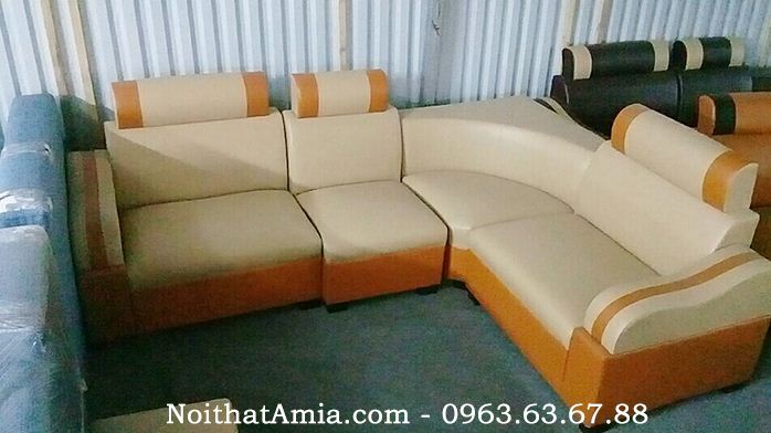 Hình ảnh cho mua sofa góc giá rẻ 2290k tại kho nội thất AmiA Hà Nội