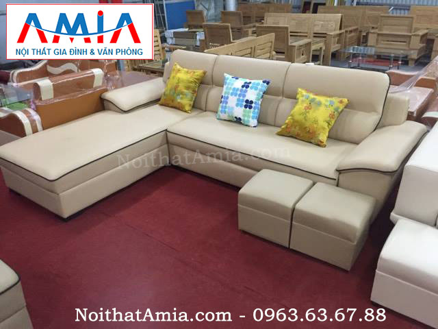 Hình ảnh cho mẫu sofa phòng khách nhỏ với thiết kế hiện đại, sang trọng và lịch sự
