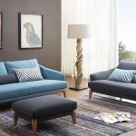 Cách phối hợp màu sắc cho mẫu bàn ghế sofa phòng khách nhỏ