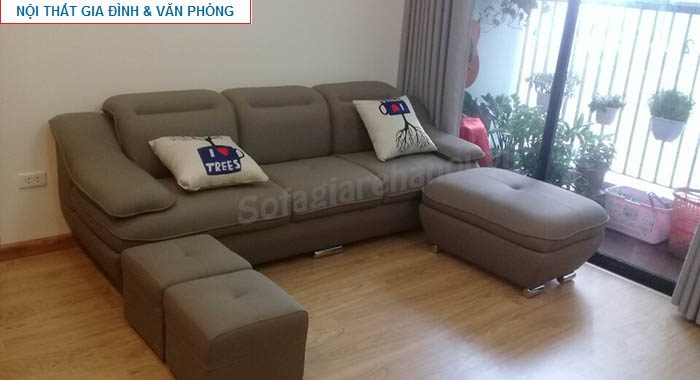 Hình ảnh cho mẫu ghế sofa văng đẹp được bài trí tại phòng khách nhà khách hàng