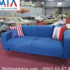 Hình ảnh cho sofa văng nỉ đẹp 2 chỗ AmiA SFN mang phong cách thiết kế hiện đại, sang trọng