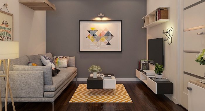 Hình ảnh cho mẫu ghế sofa văng dài đẹp hiện đại bài trí trong phòng khách nhà chung cư