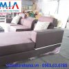 Hình ảnh mẫu ghế sofa nỉ chữ L AmiA SFN128 đẹp hiện đại cho căn phòng khách đẹp