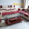 Hình ảnh Mẫu sofa da pha nỉ giá rẻ đẹp hiện đại tại Hà Nội