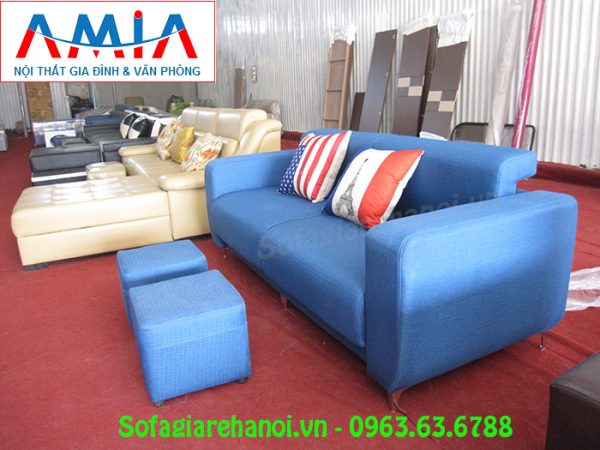 Hình ảnh bộ ghế sofa nhỏ gọn đẹp hiện đại với thiết kế dạng ghế văng