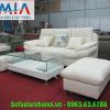 Hình ảnh mẫu ghế sofa nhỏ xinh đẹp với gam màu trắng hiện