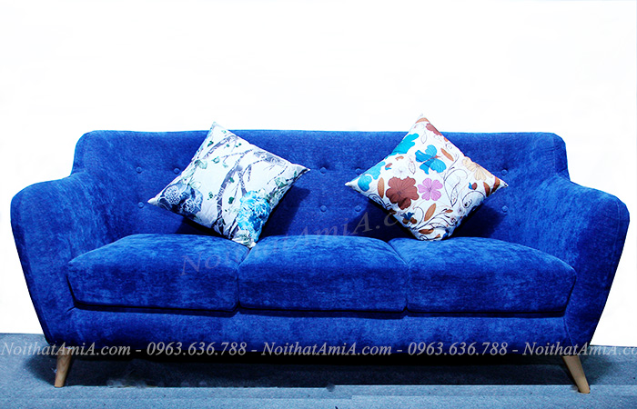 Hình ảnh ghế sofa văng nỉ đẹp 3 chỗ tại Tổng kho AmiA