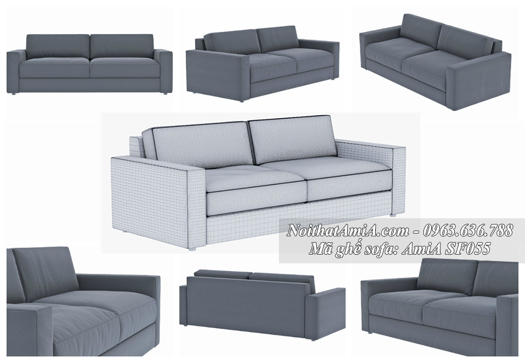 Hình ảnh mẫu ghế sofa nhỏ mini đẹp AMiA SF055 là xu hướng hot 2018
