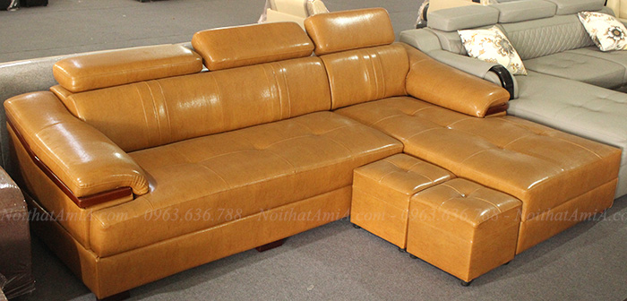 Hình ảnh mẫu ghế sofa da đẹp cho phòng khách gia đình
