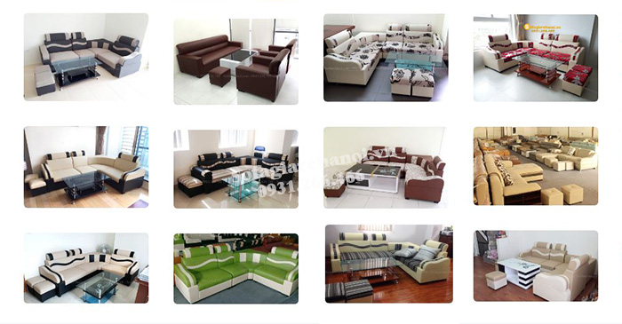 Hình ảnh Các mẫu ghế sofa giá rẻ Hà Nội với hình ảnh thực tế giao nhà khách hàng
