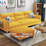 Hình ảnh Bàn ghế sofa màu vàng đẹp hiện đại cho phòng khách đẹp