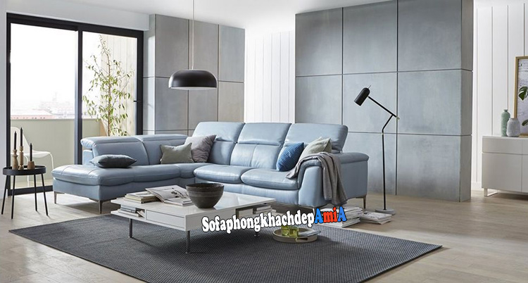 Hình ảnh sofa da đẹp cho phòng khách hiện đại