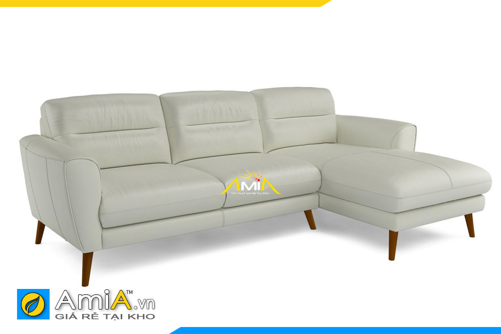 Mẫu ghế sofa da AmiA 20233 có form dáng khá sang trọng. Kê phòng khách gia đình hay văn phòng công ty cũng đều rất hợp và đẹp.