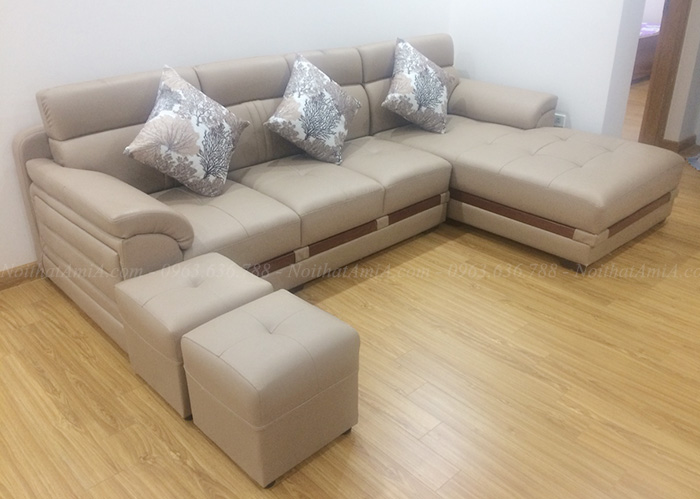 Hình ảnh Ghế sofa góc chữ L đẹp hiện đại và sang trọng