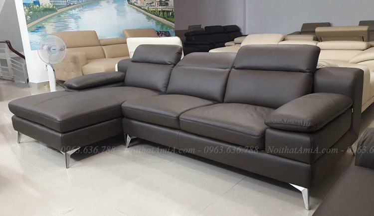 Hình ảnh Mẫu sofa đẹp chất liệu da hiện đại cho phòng khách gia đình