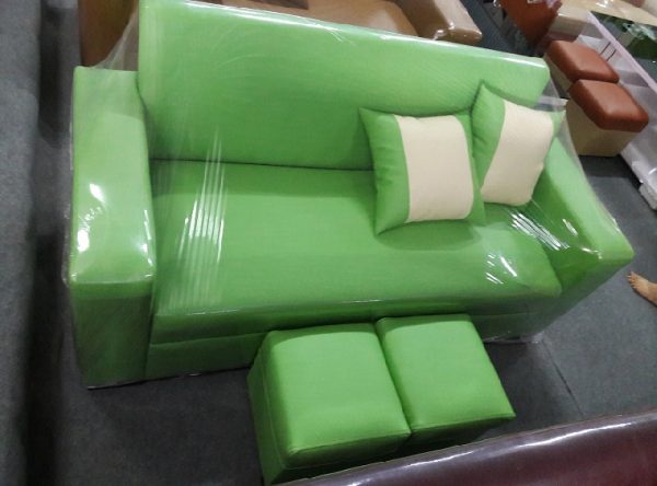 Sofa văng mầu xanh cốm cỡ nhỏ