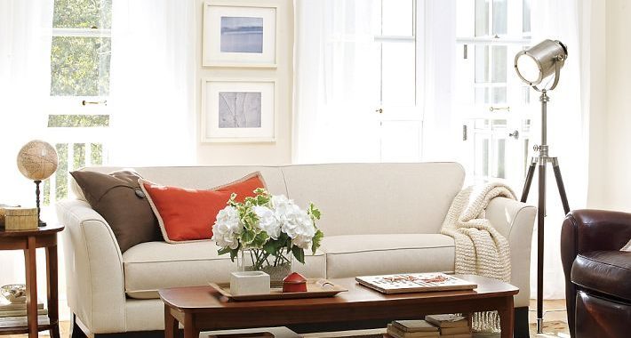 Hình ảnh cho bộ sofa phòng khách nhỏ được bài trí trong không gian căn phòng hiện đại