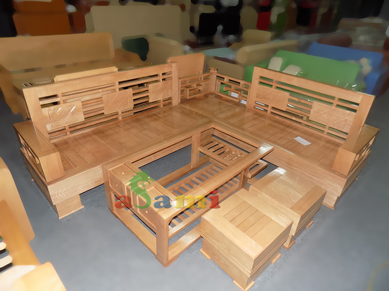 Hình ảnh cho mẫu ghế sofa gỗ đẹp giá rẻ tại Nội thất AmiA