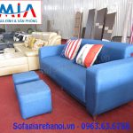 Hình ảnh mẫu ghế sofa văng nỉ đẹp Hà Nội được trưng bày tại Kho nội thất AmiA