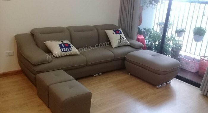 Hình ảnh cho mẫu ghế sofa văng da 3 chỗ đẹp hiện đại AmiA SFD100