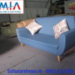 Hình ảnh cho mẫu sofa văng đẹp màu xanh ấn tượng cho không gian căn phòng khách đẹp gia đình