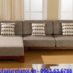 Hình ảnh mẫu bàn ghế gỗ hình chữ L đẹp hiện đại cho căn phòng khách đẹp gia đình