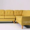 Hình ảnh Ghế sofa nỉ cho phòng khách đẹp thiết kế hiện đại hình chữ L