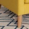 Hình ảnh chi tiết phần chân đế mẫu sofa nỉ đẹp hiện đại