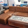 Hình ảnh Ghế sofa da đẹp chữ L thiết kế hiện đại và sang trọng