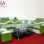 Hình ảnh Sofa giá rẻ 2 triệu AmiA với gam màu xanh độc đáo, hiện đại