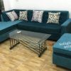 Hình ảnh Ghế sofa nỉ chữ L đẹp giá rẻ cho phòng khách nhà chung cư