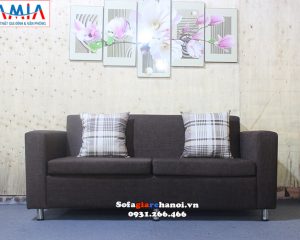 Hình ảnh Ghế sofa văng nỉ giá rẻ Hà Nội thiết kế 2 chỗ đơn giản mà đẹp