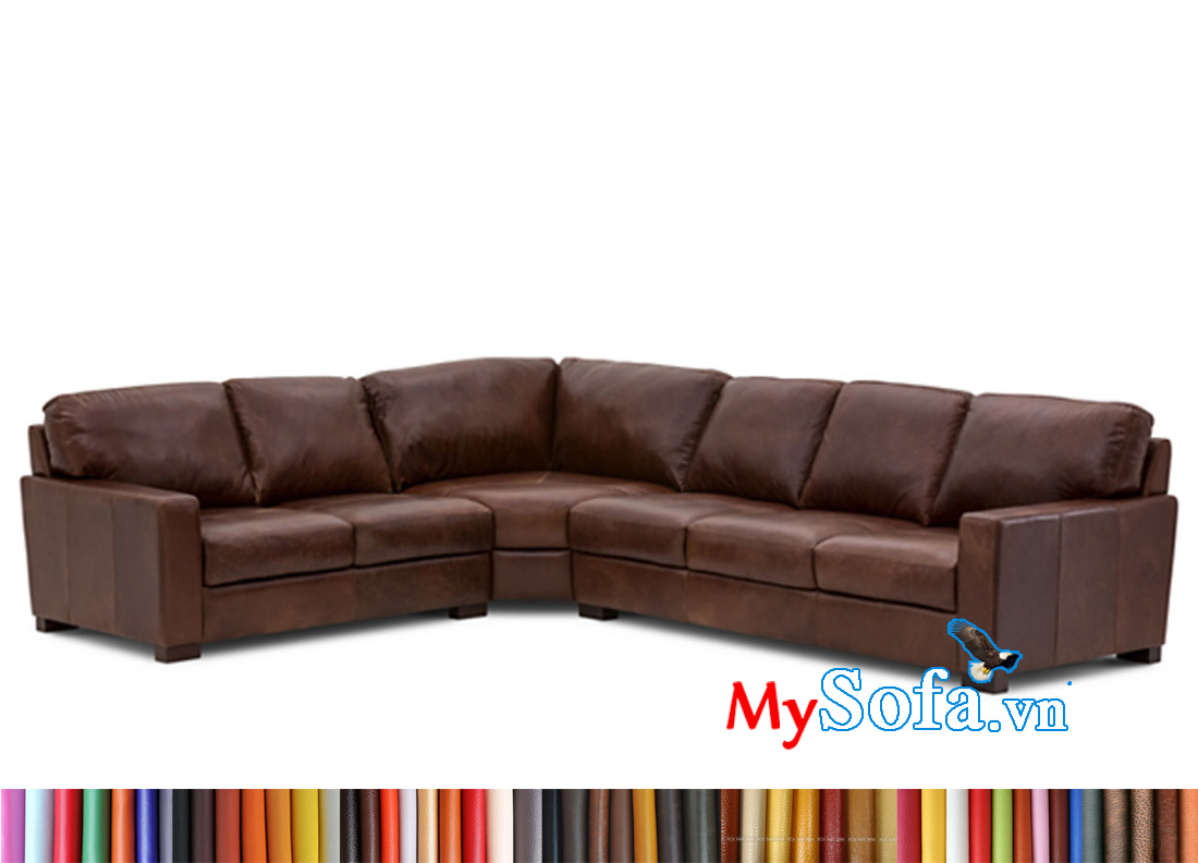 Sofa da đẹp cho phòng khách rộng