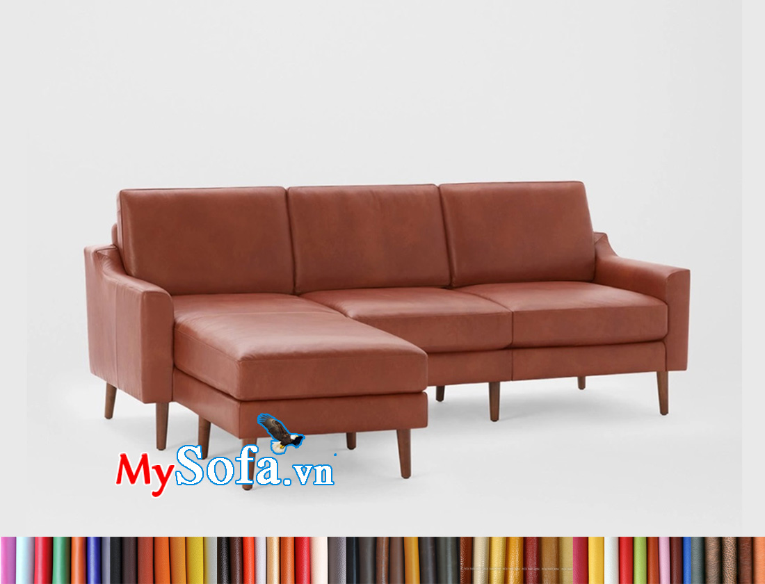 Ghế sofa đẹp màu lâu da bò