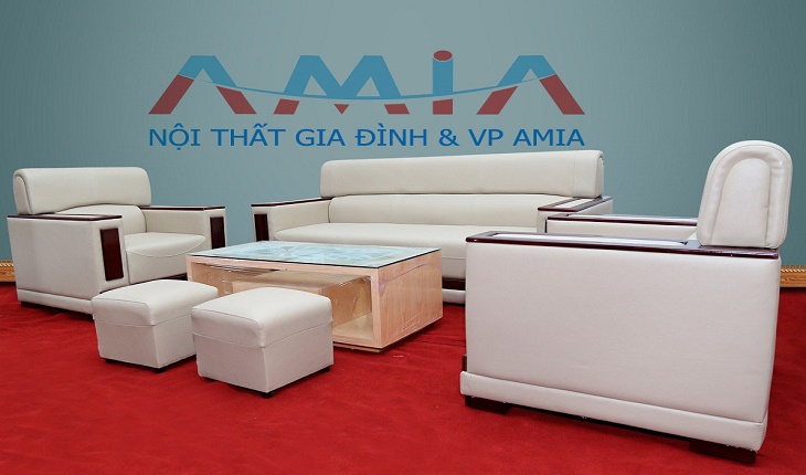 Hình ảnh cho bộ sofa phòng làm việc giám đốc giá rẻ tại Hà Nội với phong cách thiết kế hiện đại, sang trọng và tinh tế