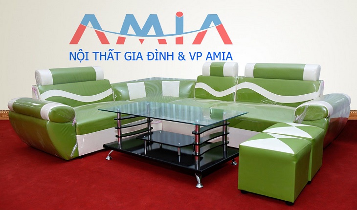 Hình ảnh cho mẫu sofa phòng khách giá rẻ màu xanh đẹp lung linh trong không gian phòng khách đẹp