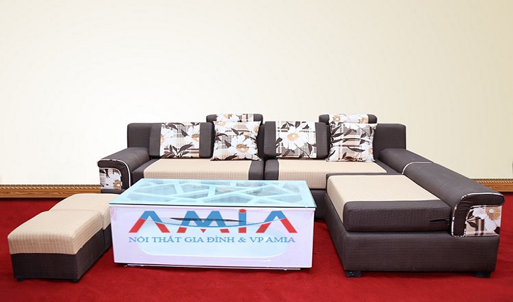 Hình ảnh cho tổng kho sofa góc nỉ đẹp giá rẻ - Nội thất AmiA