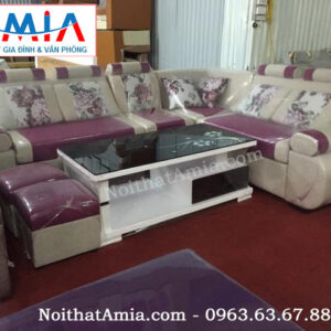 Hình ảnh cho mẫu bàn sofa, bàn trà gỗ mặt kính màu đen với thiết kế hiện đại và sang trọng