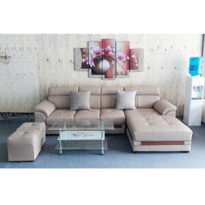 Hình ảnh đại diện mẫu ghế sofa da đẹp chữ l thiết kế hiện đại và sang trọng