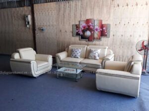 Hình ảnh Bộ bàn ghế sofa đẹp gồm 1 ghế văng và 2 ghế đơn