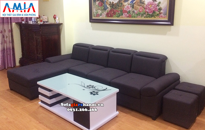 Hình ảnh bàn sofa gỗ kính giá rẻ Hà Nội mặt kính hoa văn kết hợp 2 gam màu trắng - đen