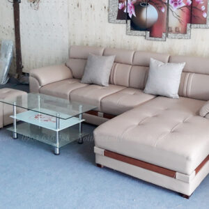 Hình ảnh Bộ ghế sofa da phòng khách đẹp hiện đại và sang trọng