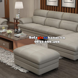 Hình ảnh Bộ ghế sofa đẹp da Hàn Quốc cao cấp cho phòng khách lớn