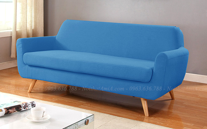 Hình ảnh Bộ ghế sofa nhỏ đẹp Hà Nội thiết kế đơn giản với dạng ghế văng