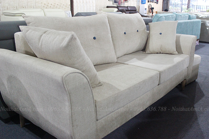 Hình ảnh Bộ ghế sofa nhỏ đẹp với góc chụp sát nhất và chi tiết nhất