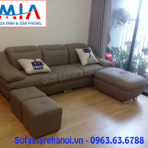 Hình ảnh bộ ghế sofa nhỏ gọn đẹp hiện đại trong phòng khách nhà chung cư